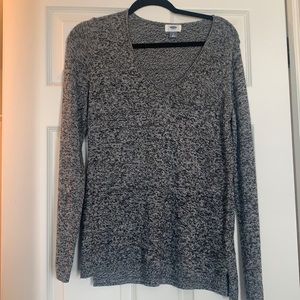 black and grey old navy sweater. Size medium